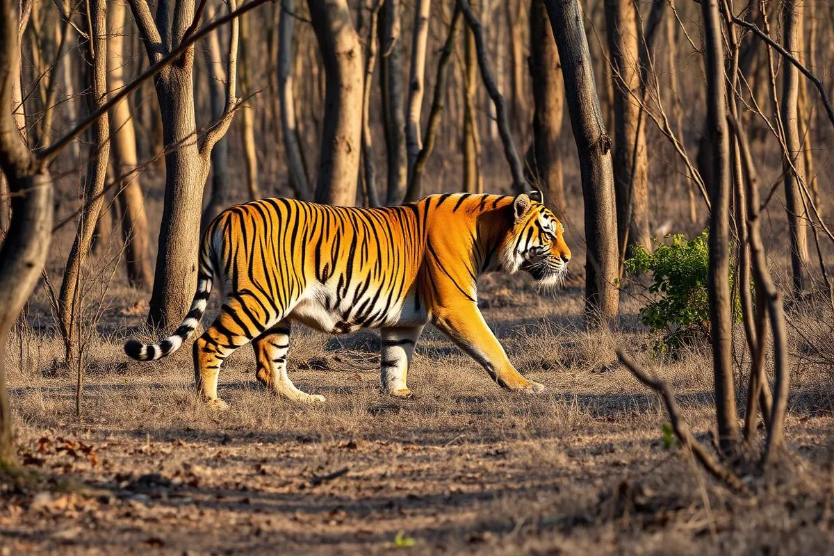 Tiger in Ranthambore National Park — Rajasthan wildlife tour package
